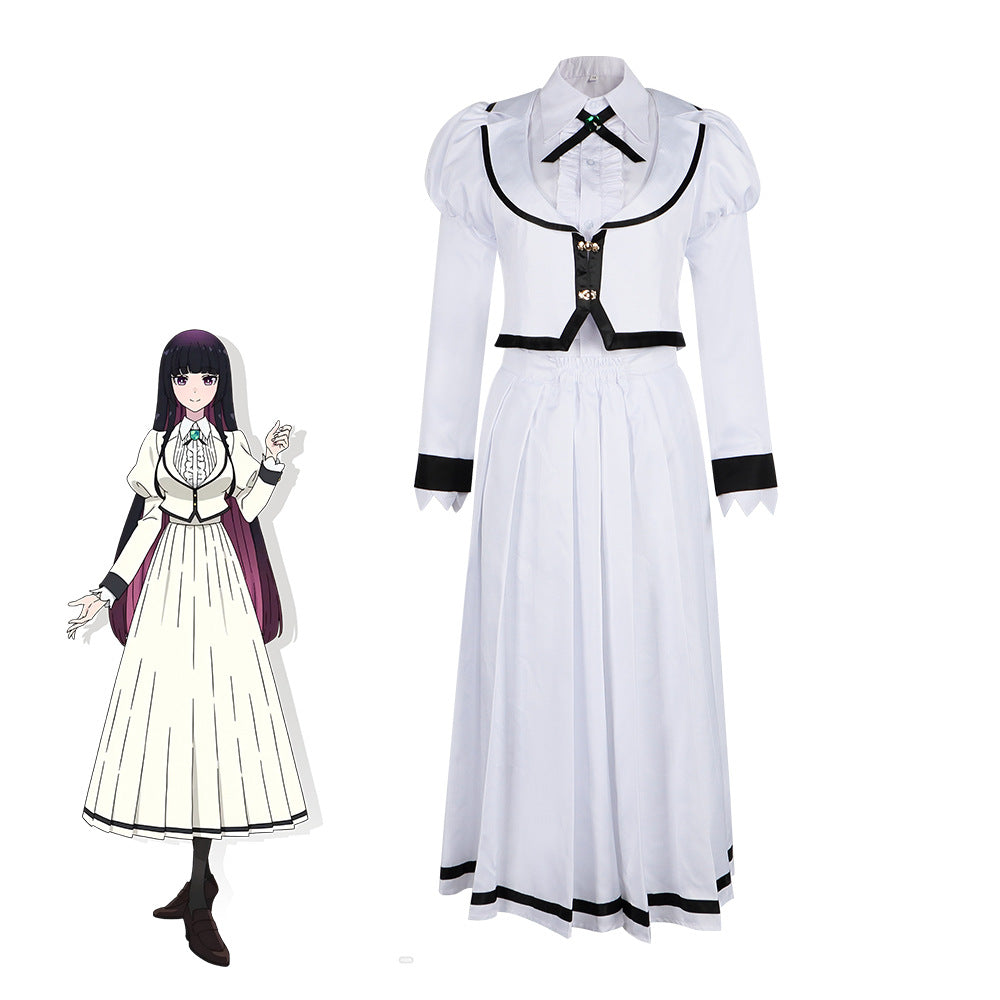 Rock is a Lady's Taste Cosplay Costume Rinomiya Lilith, Kurogane Otowa Long Dress for Anime Fans - Halloweez