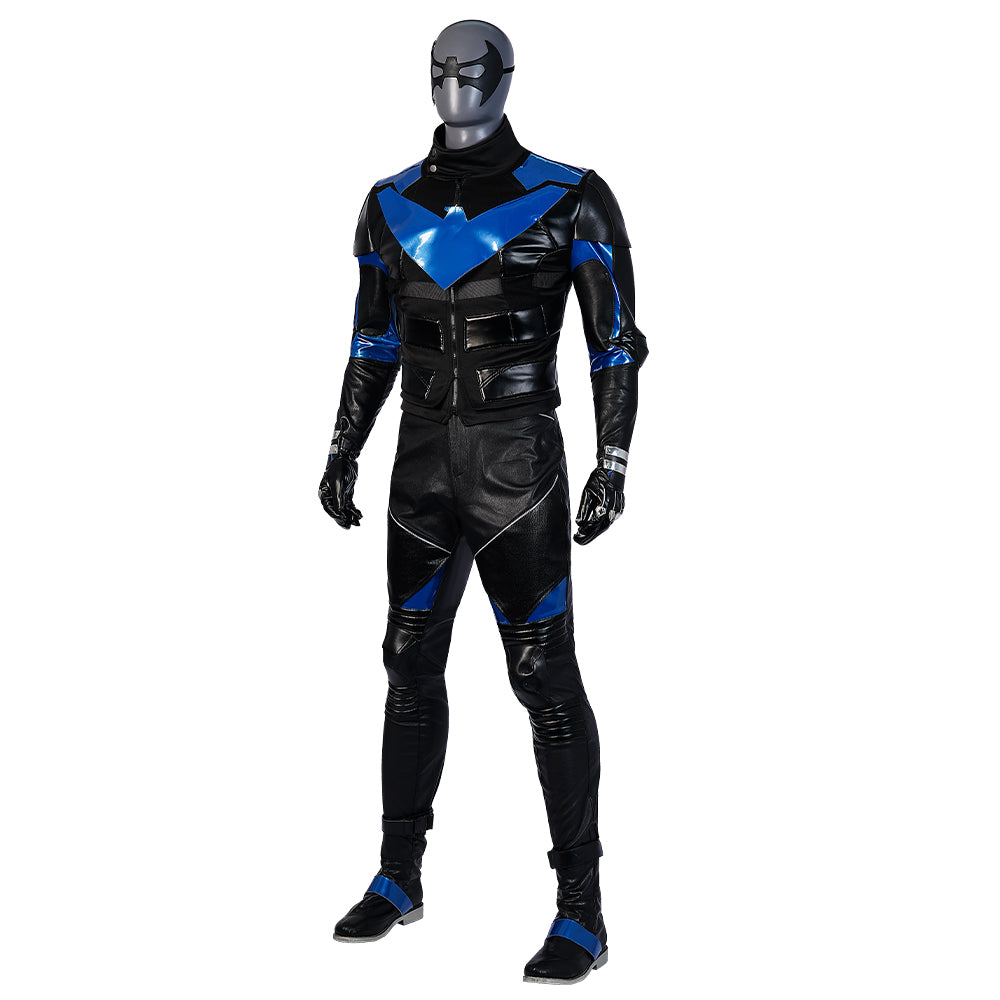 Halloweez Nightwing Cosplay Costume - Batman Gotham Knights Film Inspired Halloween Outfit