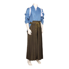 Genshin Impact Kamisato Ayato & Kamisato Ayaka Cosplay Costume Kendo Kimono Game Performance Outfit - Halloweez