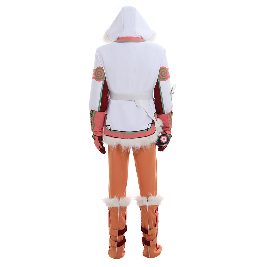 Halloweez Orange Skins Battle Uniform Suit | Premium Cosplay Costume for Enthusiasts