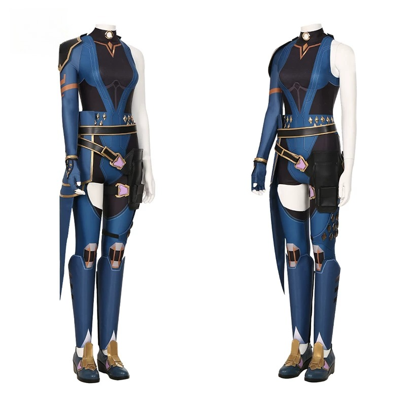 Valorant Reyna Cosplay Full Set, Game Character Reyna Costume Women, Halloween Party Outfit Full Cosplay Suit - Halloweez