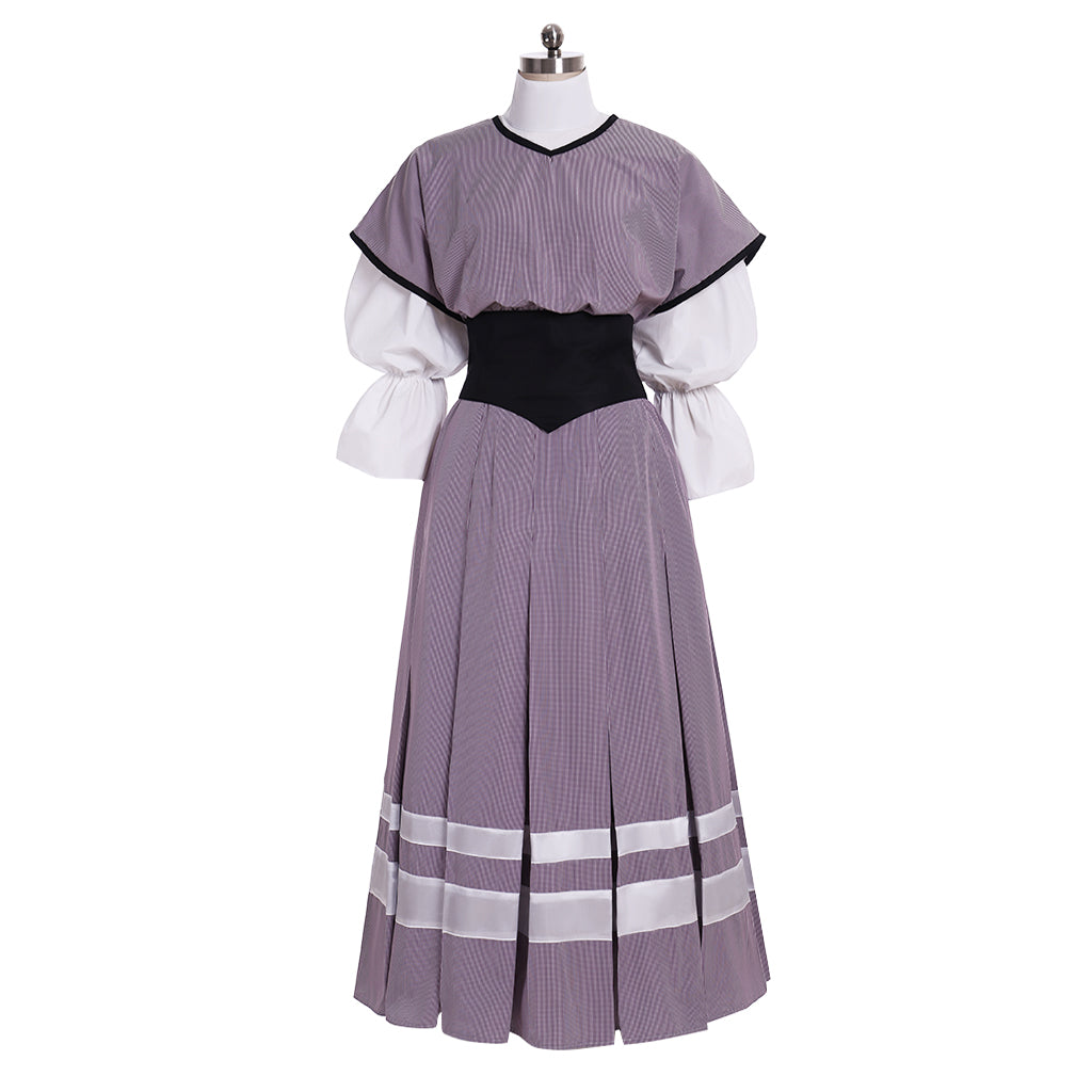 Elegante vestido de inspiración victoriana para mujer: perfecto para fiestas de té y eventos especiales