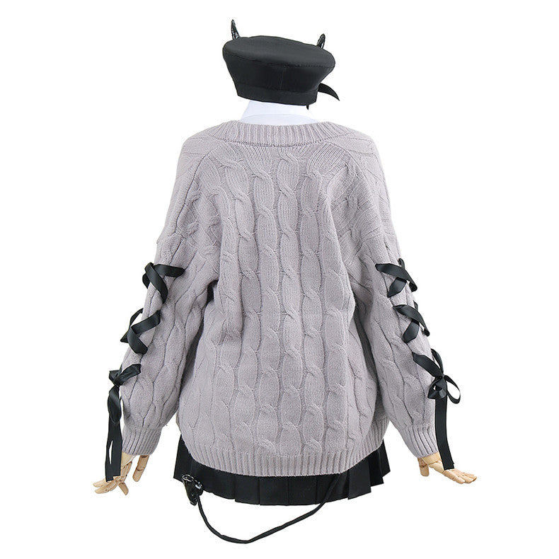 VTuber Tokoyami Towa Cosplay Costume Set - Anime VTuber Outfit for Fans - Halloweez