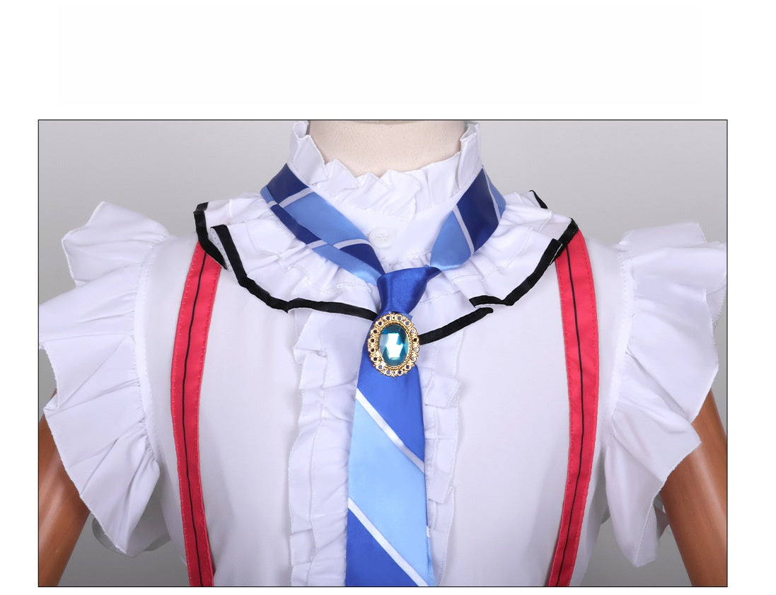 Love Live Performance Costume Eli Ayase Umi Sonoda Cosplay Outfit for Women - Halloweez