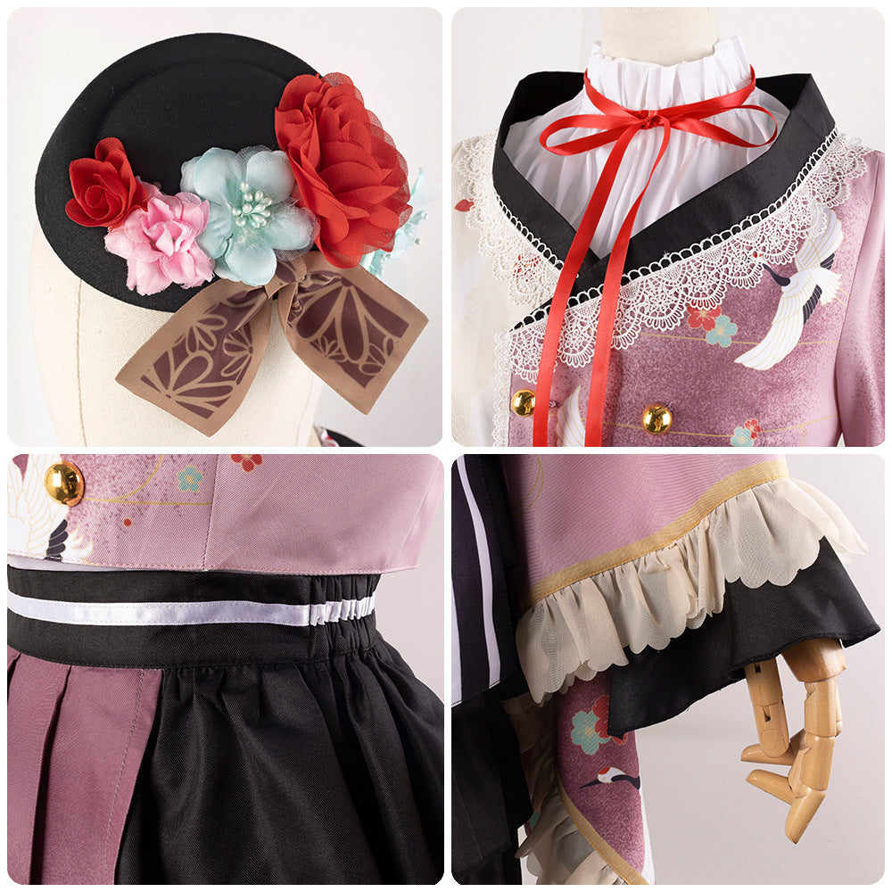 Project Sekai Akiyama Mizuki Cosplay Costume Anime Japanese Kimono Outfit - Halloweez