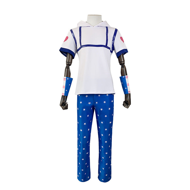 JOJO's Bizarre Adventure Johnny Joestar Cosplay Costume for Halloween and Anime Performance - Halloweez