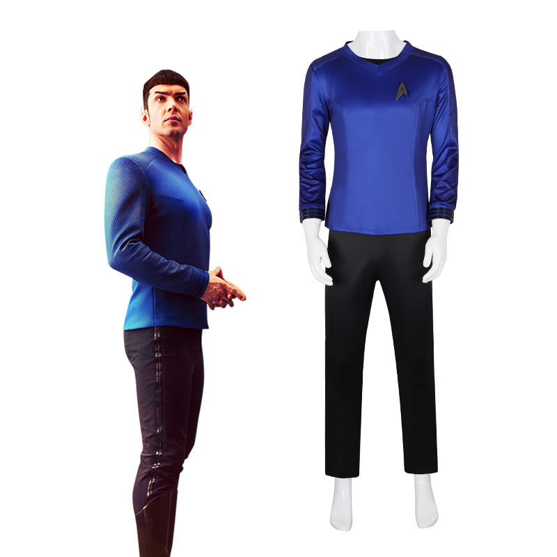 Star Trek Strange New World Enterprise Spock Costume for Halloween Cosplay Role Play - Halloweez