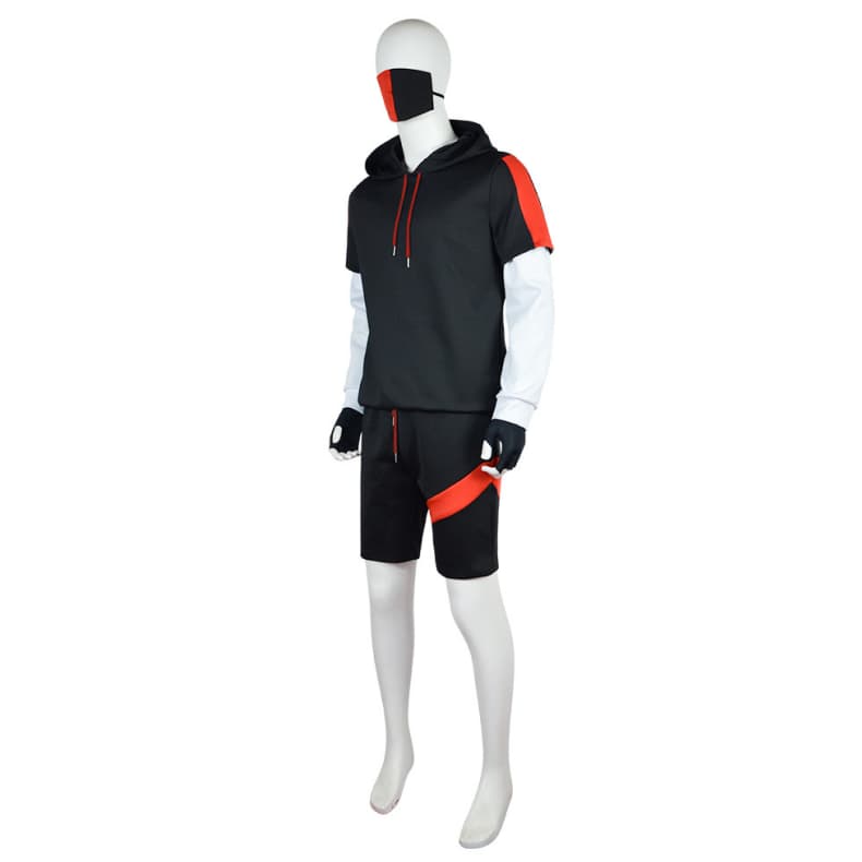 Fortnite Ikonik Skin Cosplay Hoodie - Halloween Gaming Costume for Fortnite Fans - Halloweez