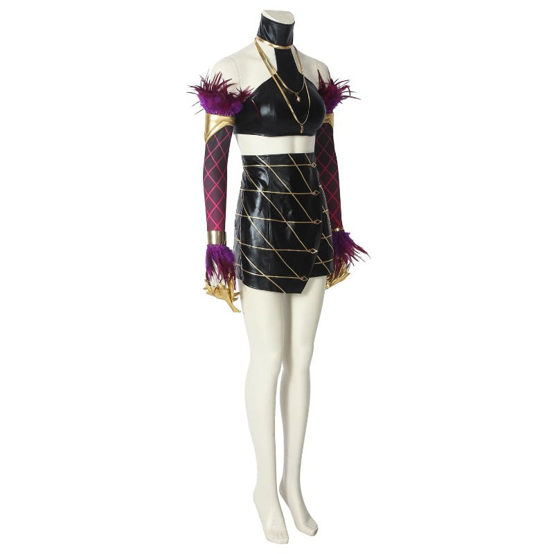 Costume de cosplay KDA Evelynn pour Halloween - Tenue sexy et séduisante pour Halloween