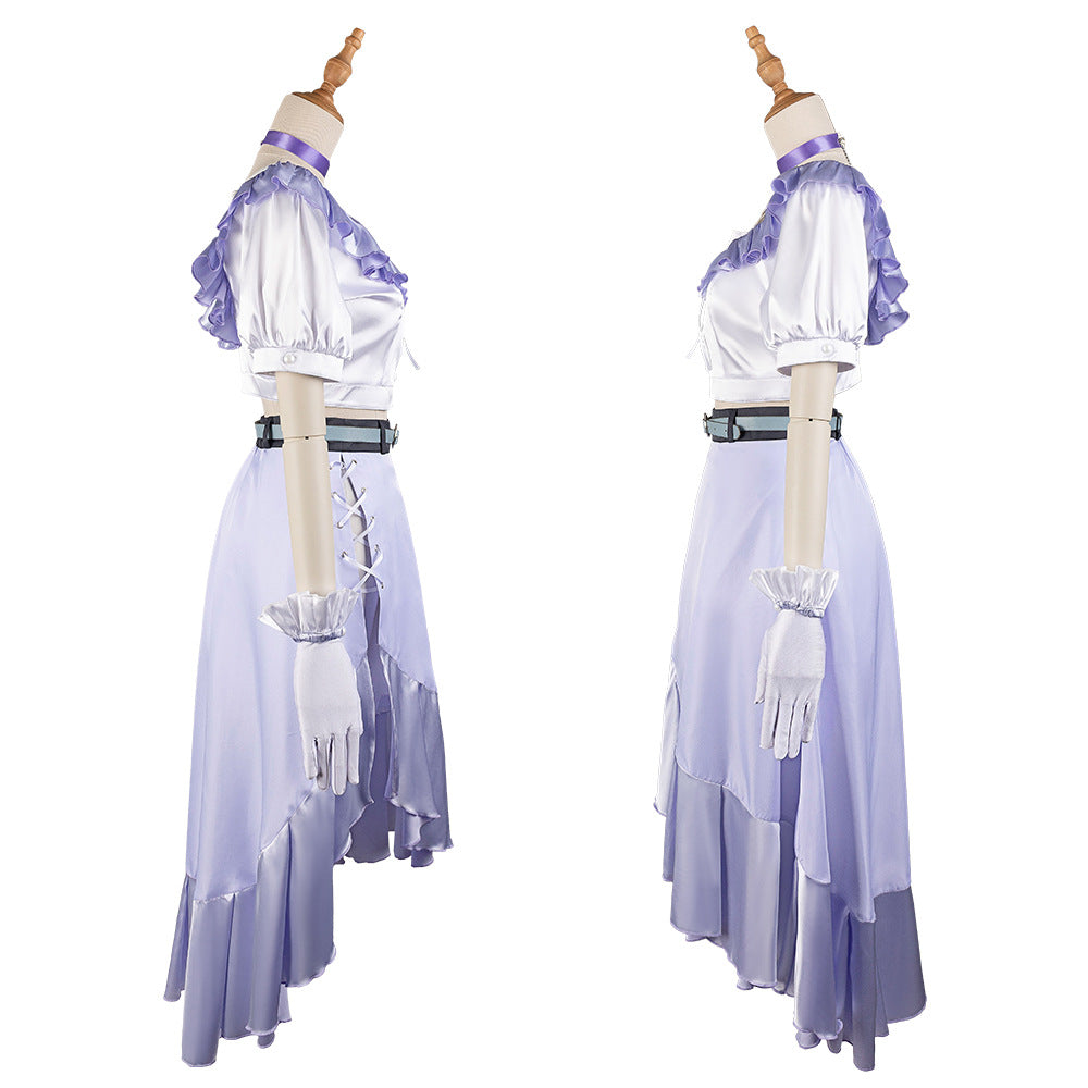 School Idol Master Himesaki Ripa Cosplay Costume Anime Game Dress - Halloweez