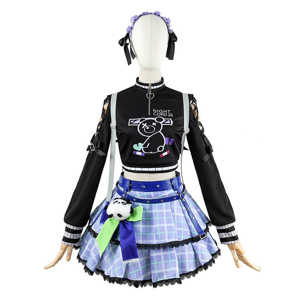 Sekai Project Higashikumo Ena Anime Costume Full Set Free Shipping 2D Cake Short Skirt Women's Outfit - Halloweez