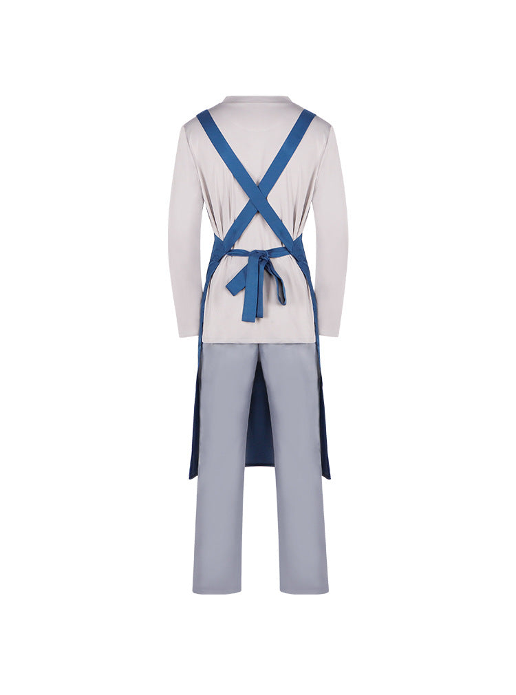 Kunagi Cat Cafe Staff Cosplay Costume - Live Dead Meow Night Anime Cosplay Outfit with Apron for Halloween Party - Halloweez