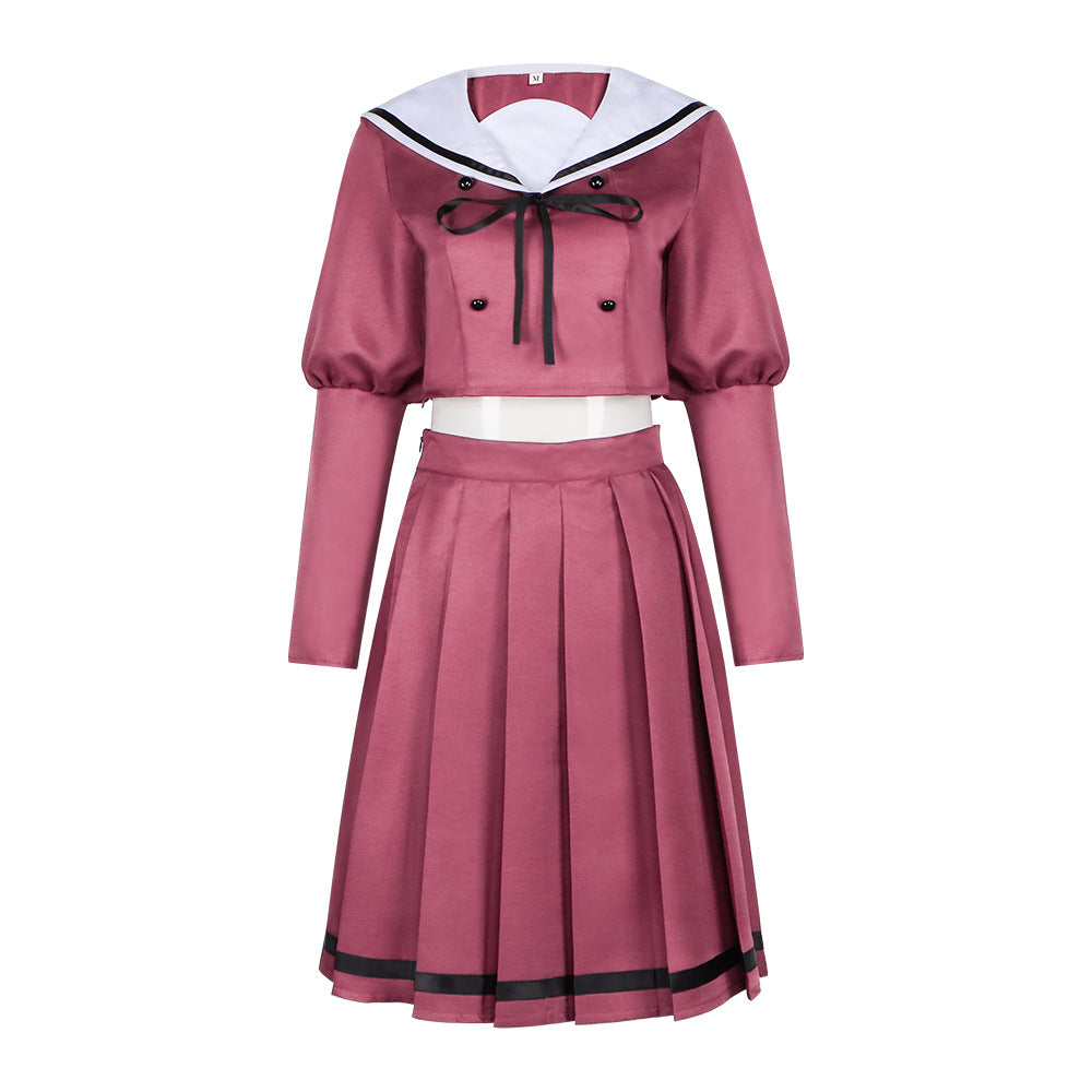 Hana Kaoru Rinka Cosplay Costume Kuri Kaoruko Anime School Uniform Daily Outfit with Floral Fragrance Blooming Cosplay Suit - Halloweez