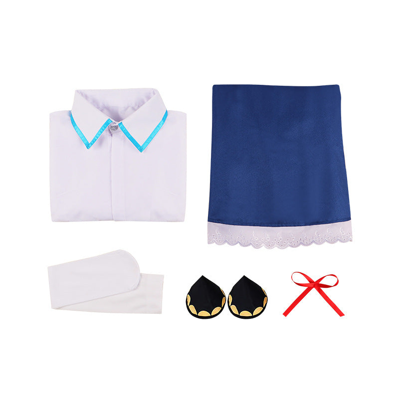 Spy x Family Anya Forger Cosplay Dress for Girls - Anime Costume Role Play Outfit - Halloweez