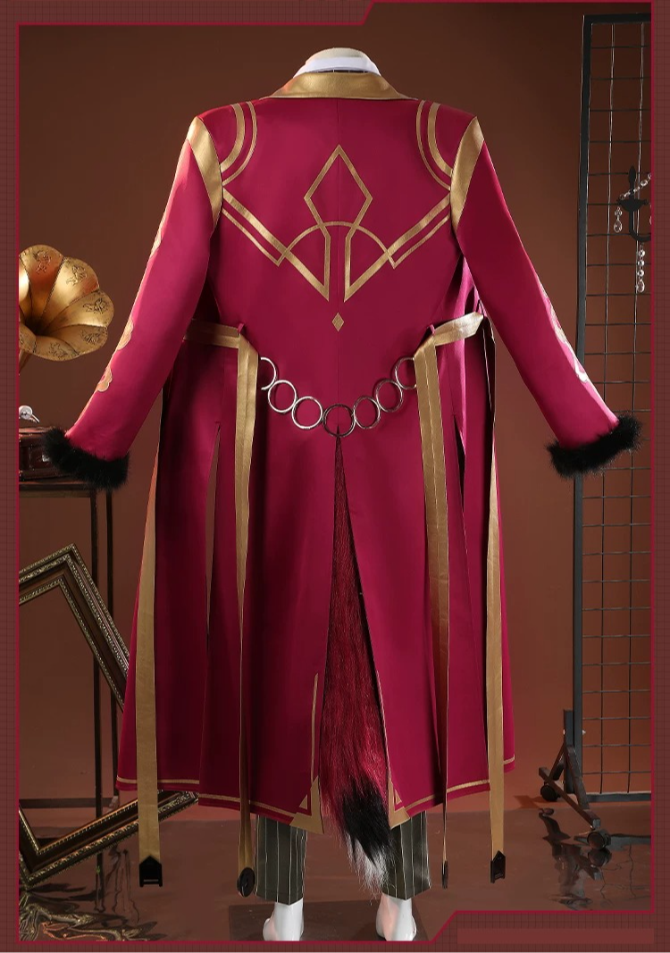 Arknights Belone Cosplay Costume, Male Full Set Game Uniform, Authentic Arknights Character Cos Outfit for Men - Halloweez