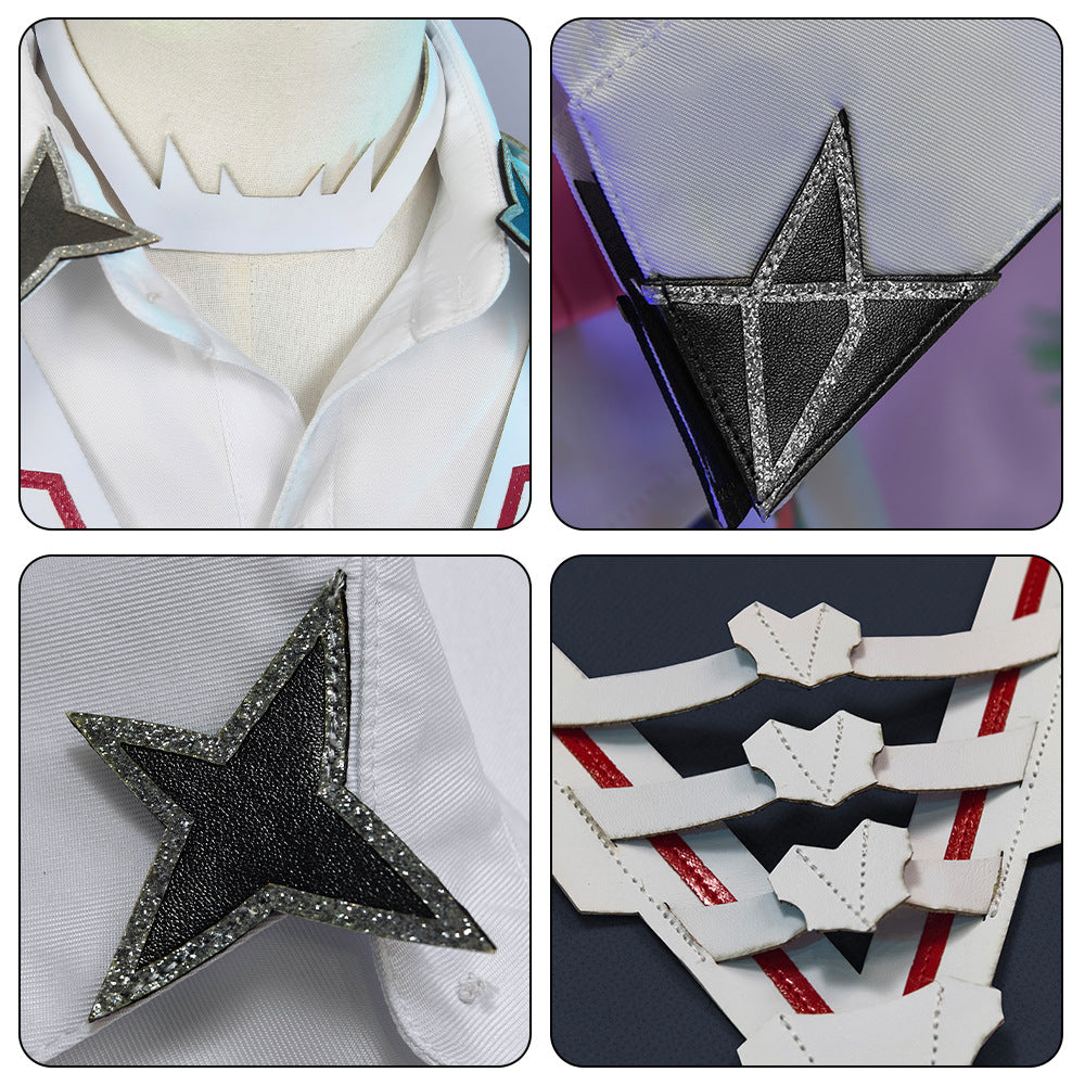 Vtuber Nijisanji Hero Group Akagi Fumi Pre-transformation Cosplay Costume - Halloweez