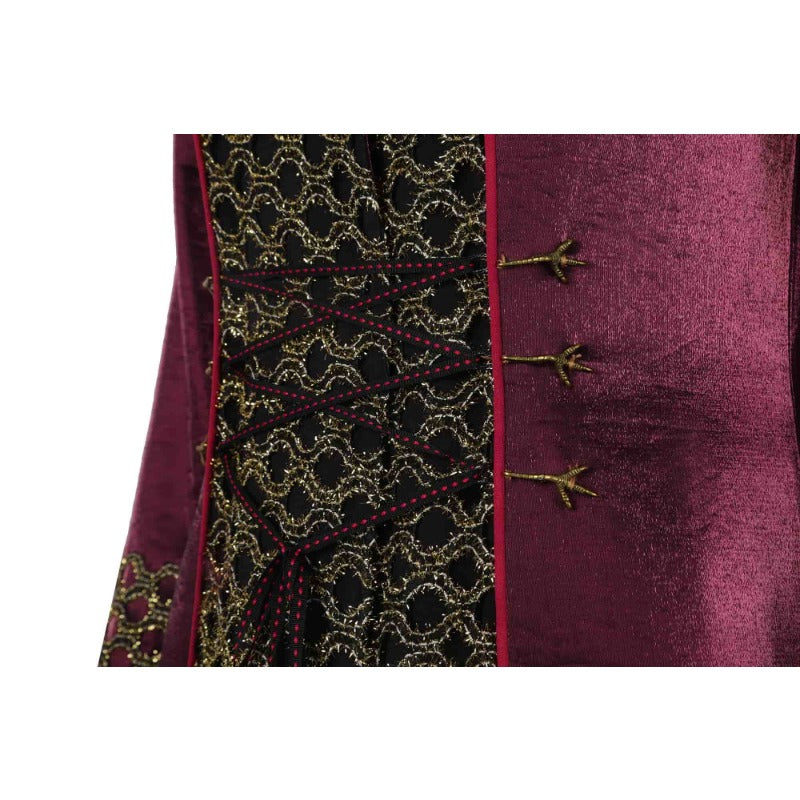 Halloweez Rhaenyra Cosplay Outfit - Long Jacket & Skirt with Earrings - Halloweez