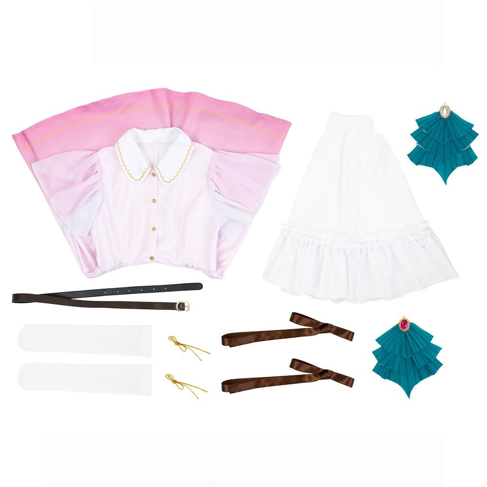 Renozora Girls' Academy Rurino Osawa Fujishima Itsuki Anniversary 2D Anime Costume Set - High Quality Cosplay Outfit - Halloweez