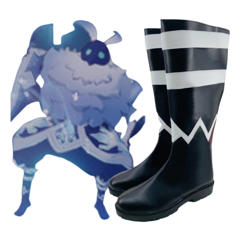 Genshin Impact Cryo Abyss Mage Cosplay Shoes for Anime Conventions - Halloweez