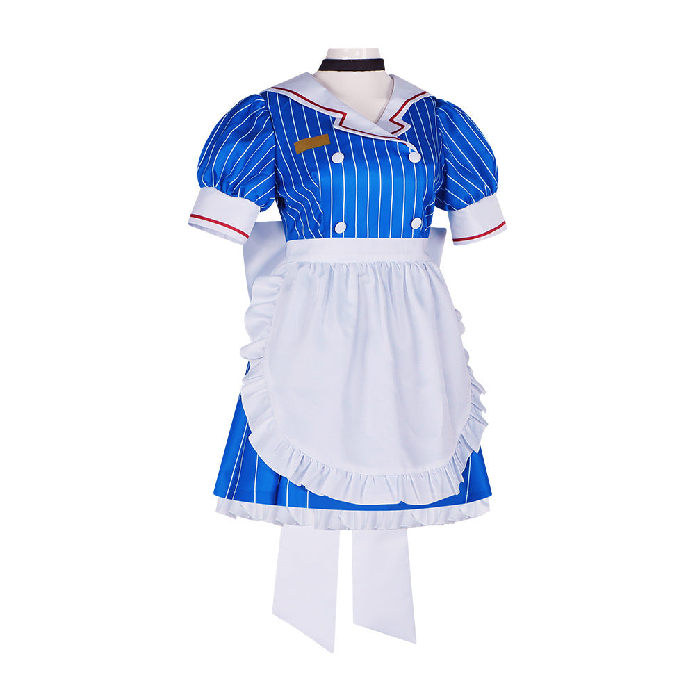 Hatsune Miku Cosplay Costume Vocaloid Anime Game Outfit Maid Dress