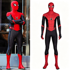 Spider‑Man Far From Home Cosplay Jumpsuit Custom for Halloween Comic‑Con