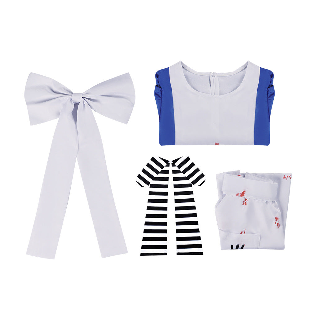 Alice Madness Returns Cosplay Maid Dress Halloween Costume Role Play Stage Performance Clothing - Halloweez