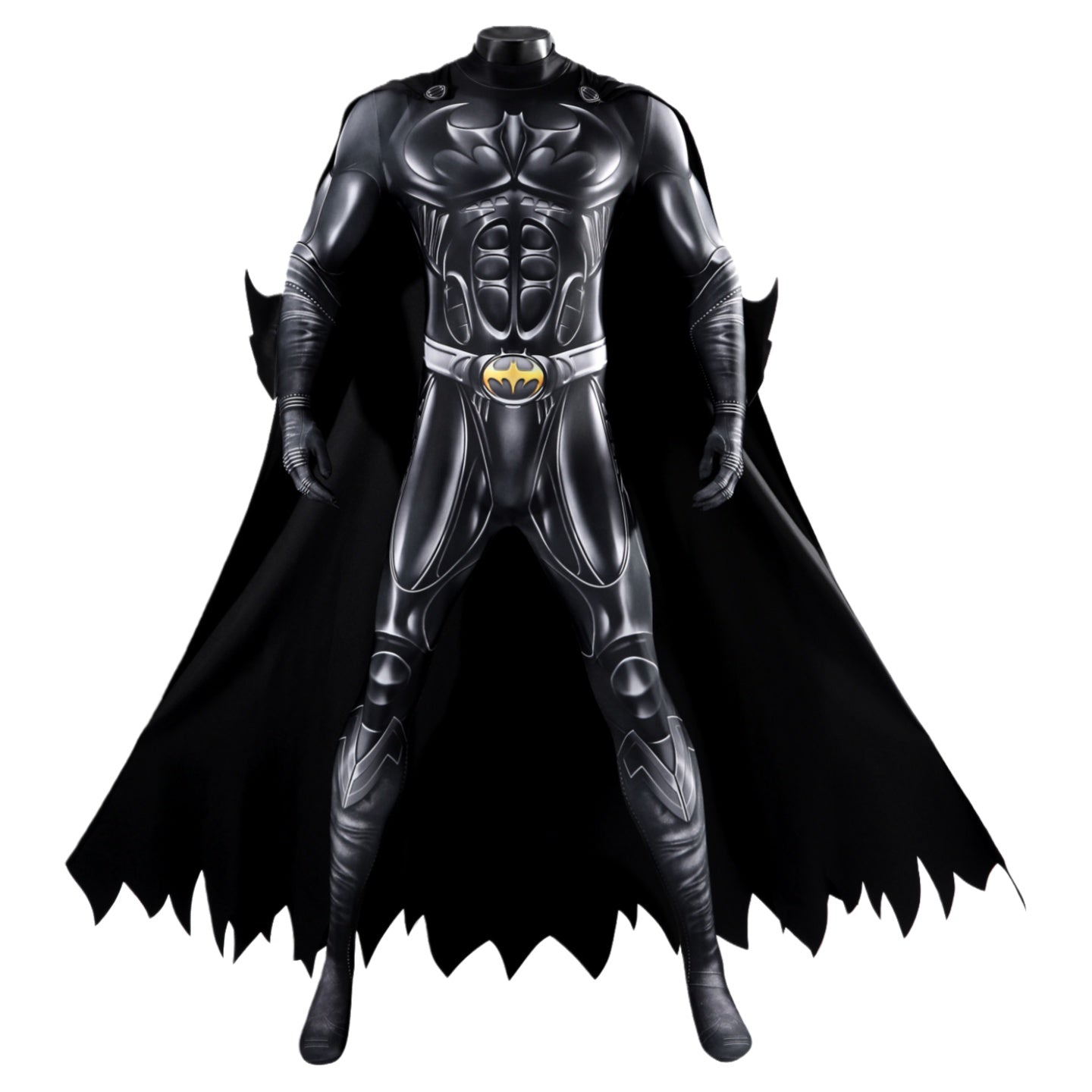 Batman Forever Bruce Wayne Black Tactical Cosplay Costume - Halloweez