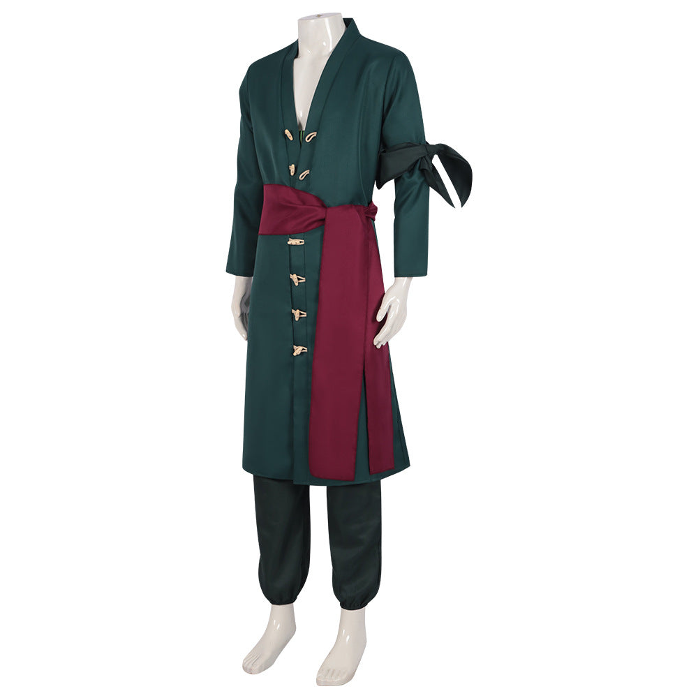 Roronoa Zoro One Piece Cosplay Costume - Premium Anime Outfit for Halloween & Conventions