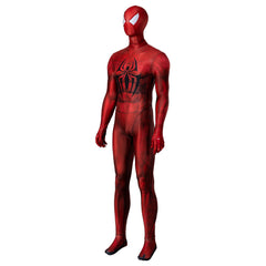 Halloweez Scarlet Spider Cosplay Costume - Authentic Spider-Man: Across the Spider-Verse Outfit