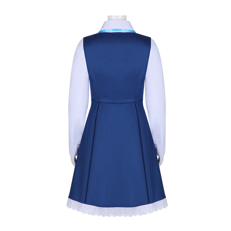 Spy x Family Anya Forger Cosplay Dress for Girls - Anime Costume Role Play Outfit - Halloweez