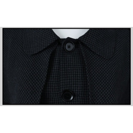 Wednesday Addams Cosplay Costume Wool Coat Anime Cosplay Performance Adams Family Outfit - Halloweez