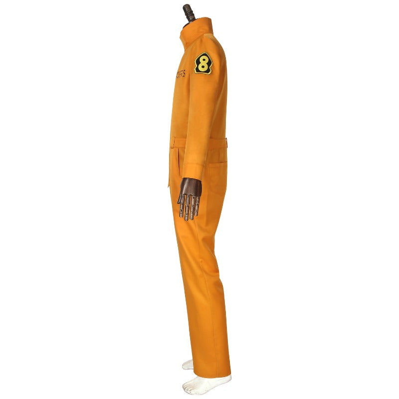 Disfraz de uniforme de Shinra Kusakabe para Halloween - Anime Enen No Shouboutai