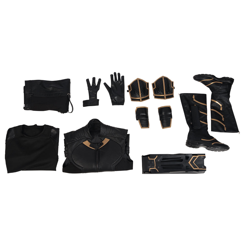 Avengers 4 Hawkeye Ronin Cosplay Costume, Samurai Style Warrior Outfit Full Set for Men - Halloweez