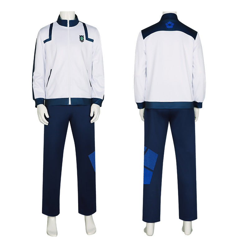 Blue Lock Seishiro Nagi Cosplay Costume - BLUELOCK School Uniform for Cosplay Performance - Halloweez