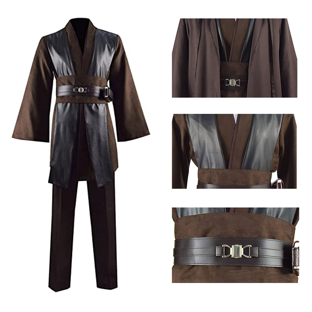 Star Wars Cosplay Costume Anakin Obi-Wan Role Play Halloween Costume - Halloweez