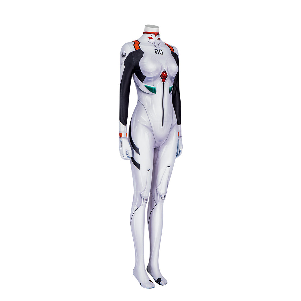 Halloweez Evangelion Cosplay Costume - Shinji Ikari Lycra Bodysuit for Anime Fans