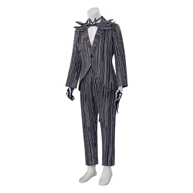 Disfraz de Halloween de Jack Skellington para un carnaval espeluznante
