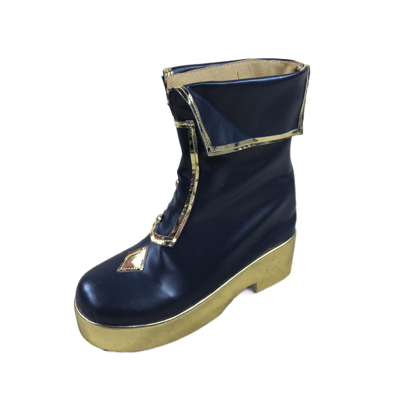 2179 Rainbow Club Virtual VTuber Cute Maid Costume Amamya Kokoro Cosplay Shoes for Anime Expo - Halloweez