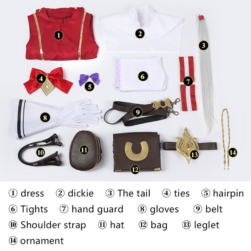 Halloweez Uma Musume Gold Ship Cosplay Outfit for Festive Celebrations