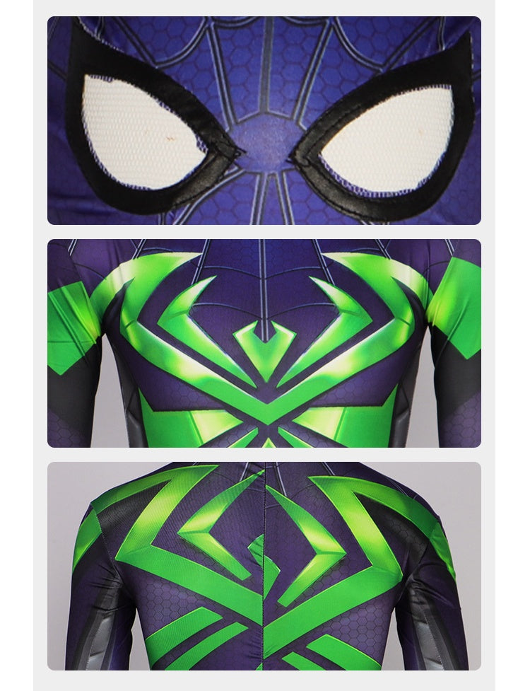 Spider-Man Cosplay Suit Tight Peter Parker Jumpsuit for Halloween and Stage Performance - Halloweez