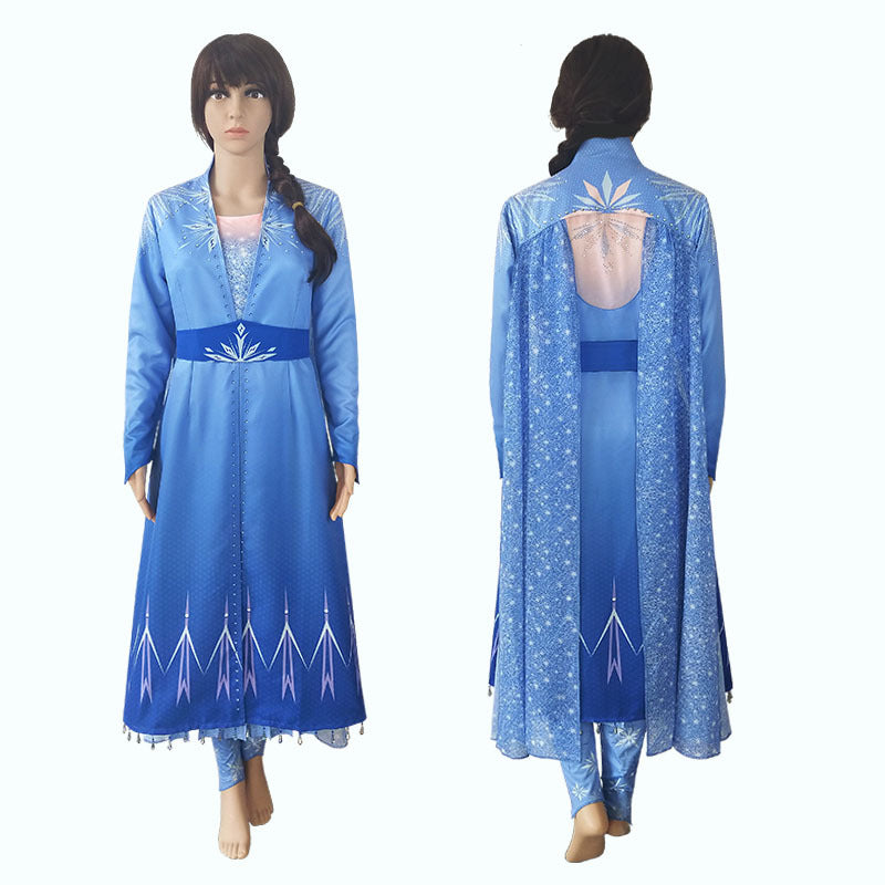 Frozen 2 Queen Elsa Cosplay Costume - Elsa Princess Dress for Halloween & Cosplay - Halloweez