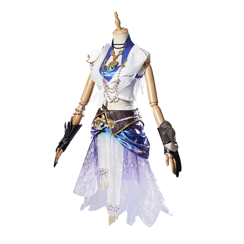 Halloweez Valda Cui NARAKA: Bladepoint Cosplay Skirt Set for Women