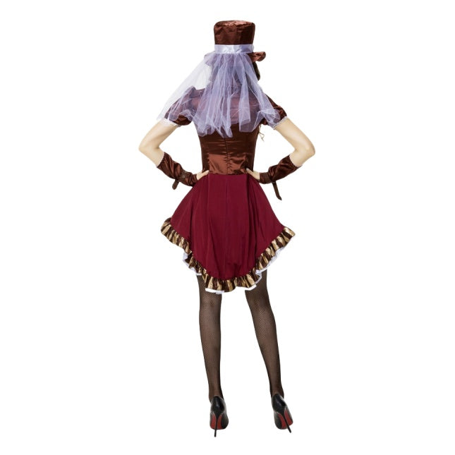 Real Shot Halloween Cowboy Cosplay Costume Jazz Dance Performance Costume COS Tamer Role Play Costume - Halloweez