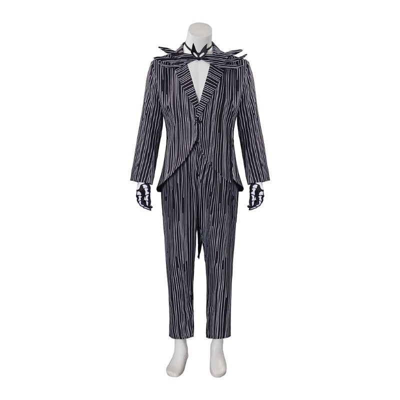 Disfraz de Halloween de Jack Skellington para un carnaval espeluznante