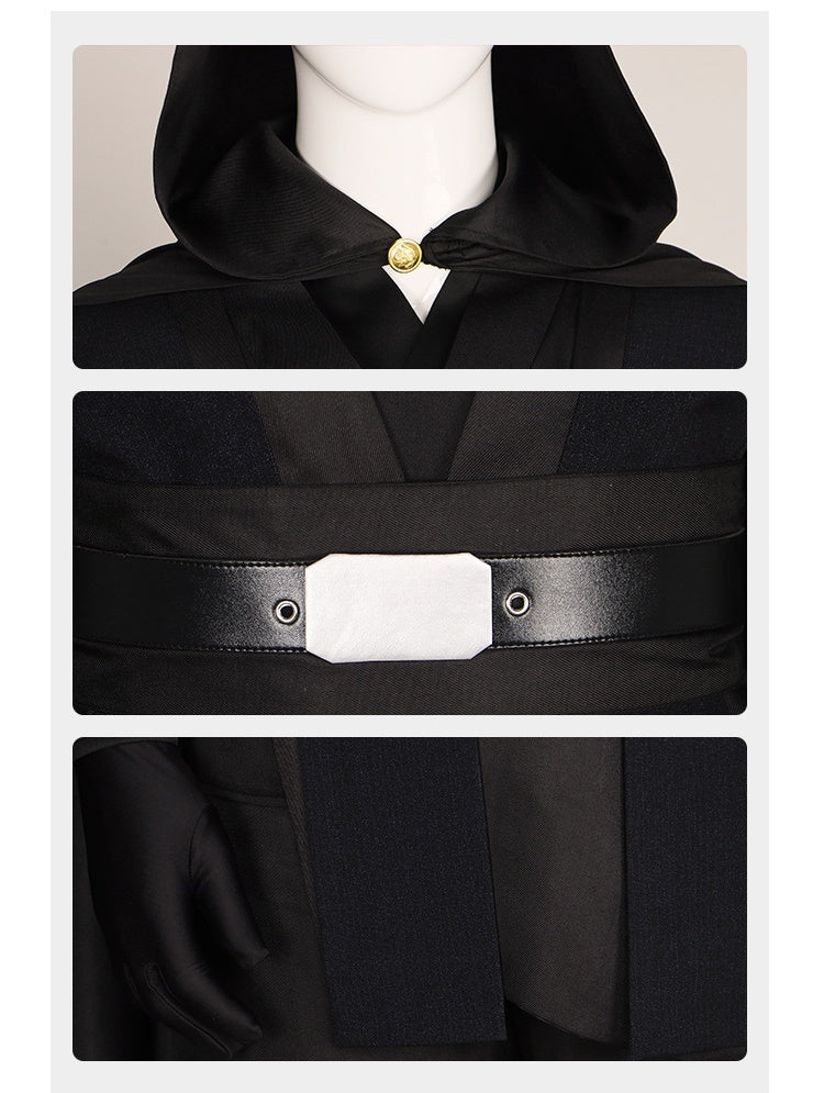 Star Wars Mandalorian Luke Skywalker Jedi Robe Cosplay Costume - Halloweez