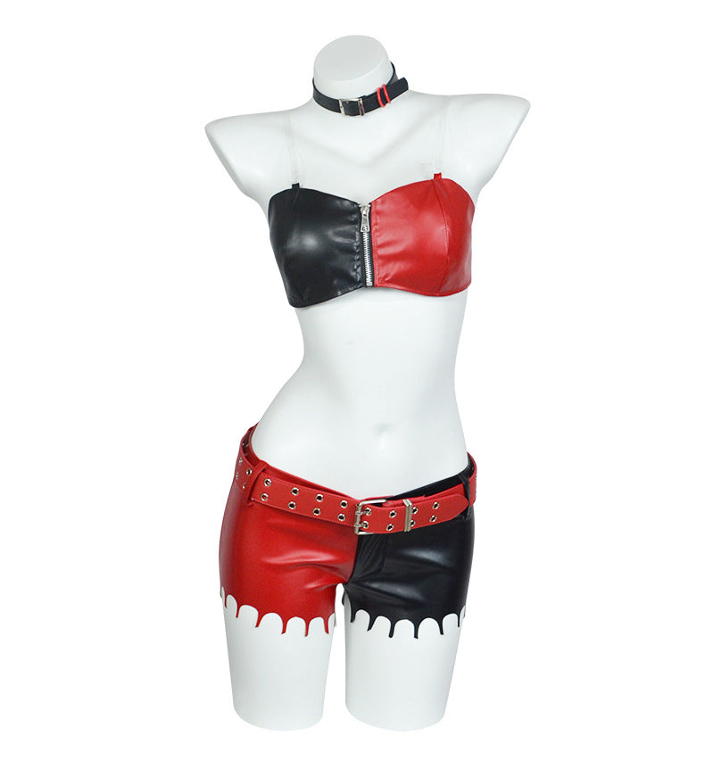 Harley Quinn Joker Girl Cosplay Costume - Suicide Squad Movie Halloween Outfit - Halloweez