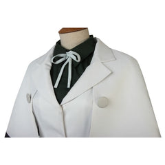 Halloweez Tokyo Ghoul Cosplay Outfit - White Trench Suit & Blue Wig
