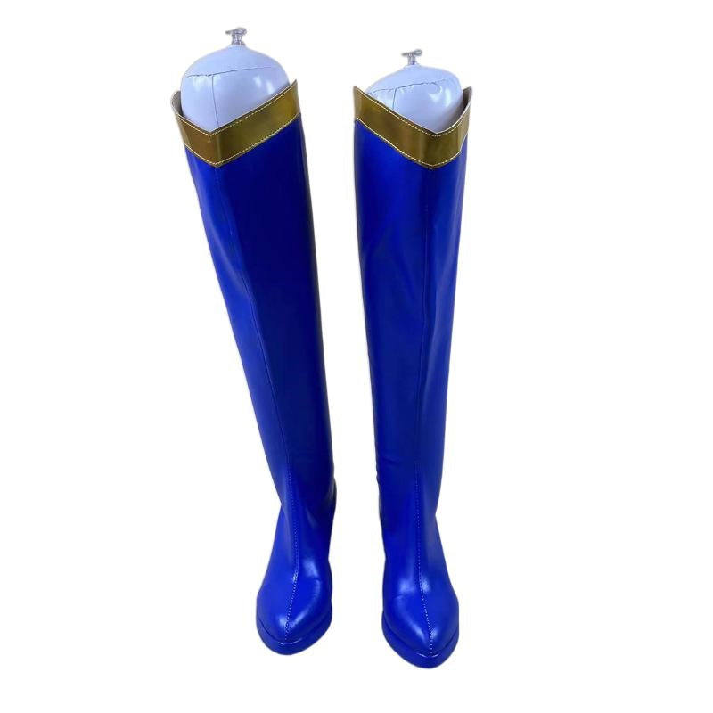 1904 KonoSuba: God's Blessing on This Wonderful World! Aqua Cosplay Shoes for Anime Conventions - Halloweez