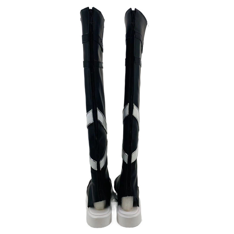 Final Fantasy XIV Black Mage Level 80 Artifact Gear Cosplay Shoes for Anime Conventions - Halloweez