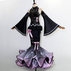 Disfraz de cosplay de Hatsune Miku x Raccoon Luka para Halloween: conjunto de rol de anime premium
